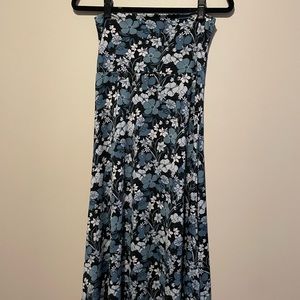 LLR maxi skirt XS floral